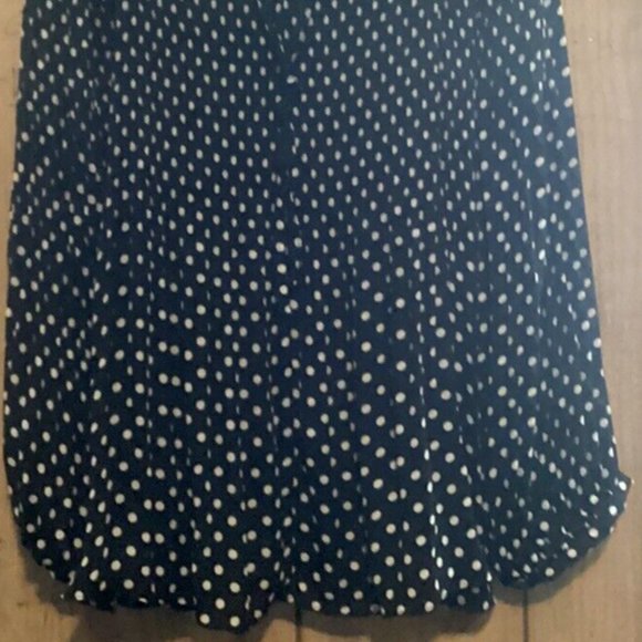 Melissa Paige Sheer Polkadot Top Size PM - Picture 5 of 6